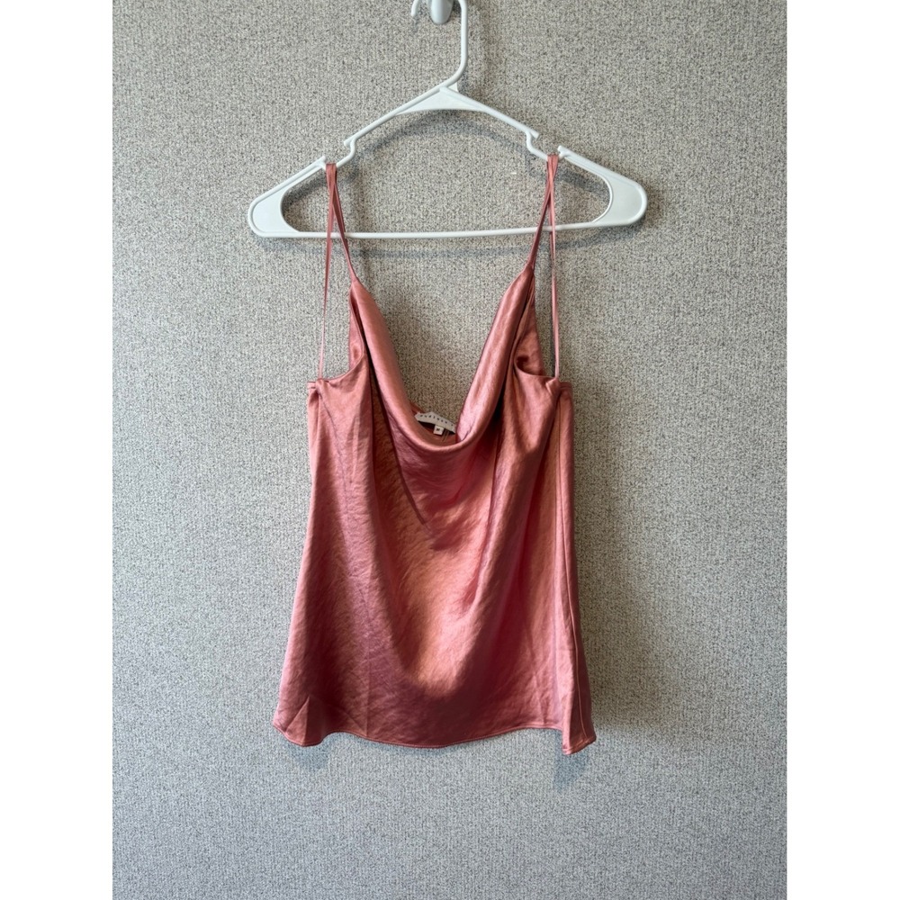 Endless Rose Pink Cowl Neck‎ Camisole Top Adjustable Straps Womens Medium